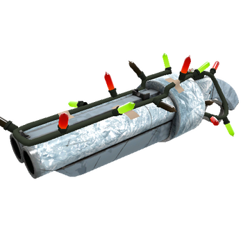 Unusual Festivized Glacial Glazed Scattergun (Minimal Wear)
