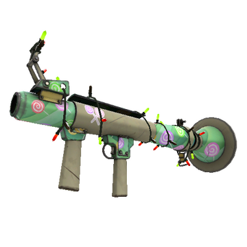 Unusual Festivized Killstreak Brain Candy Rocket Launcher (Minimal Wear)