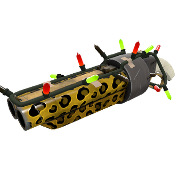 Unusual Festivized Leopard Printed Scattergun (Minimal Wear)