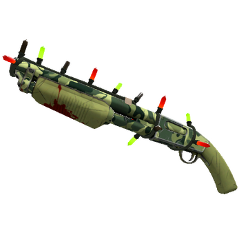 Unusual Festivized Professional Killstreak Backwoods Boomstick Shotgun (Field-Tested)