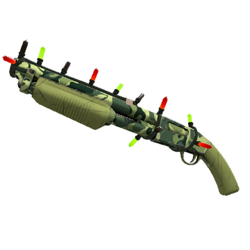 Unusual Festivized Professional Killstreak Backwoods Boomstick Shotgun (Minimal Wear)