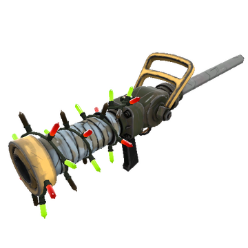 Unusual Festivized Professional Killstreak Blitzkrieg Medi Gun (Minimal Wear)