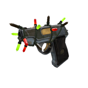 Unusual Festivized Professional Killstreak Blitzkrieg Pistol (Field-Tested)