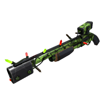 Unusual Festivized Professional Killstreak Clover Camo'd Rescue Ranger (Field-Tested)