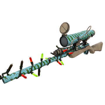 Unusual Festivized Professional Killstreak Croc Dusted Sniper Rifle (Minimal Wear)