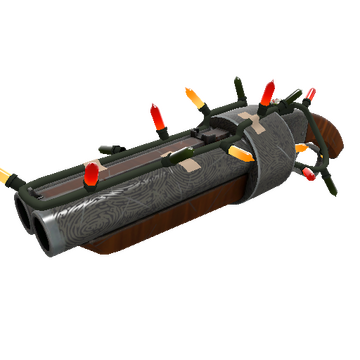 Unusual Festivized Professional Killstreak Damascus & Mahogany Scattergun (Minimal Wear)