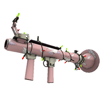 Unusual Festivized Professional Killstreak Dovetailed Rocket Launcher (Minimal Wear)