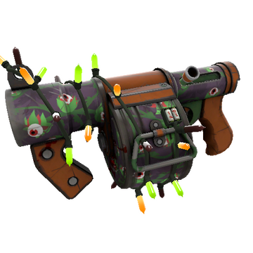 Unusual Festivized Professional Killstreak Eyestalker Stickybomb Launcher (Well-Worn)