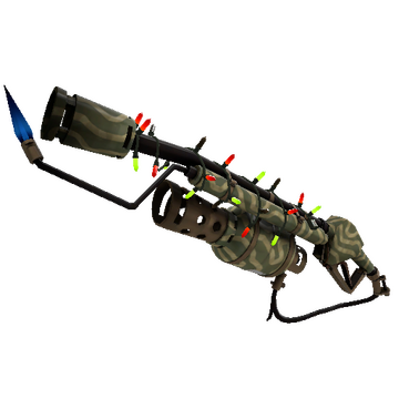 Unusual Festivized Professional Killstreak Forest Fire Flame Thrower (Factory New)
