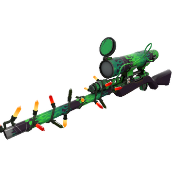 Unusual Festivized Professional Killstreak Helldriver Sniper Rifle (Field-Tested)