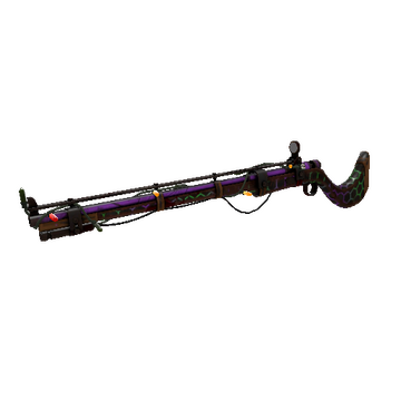 Unusual Festivized Professional Killstreak Hypergon Bazaar Bargain (Battle Scarred)