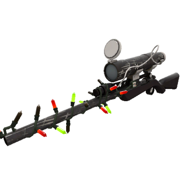 Unusual Festivized Professional Killstreak Kill Covered Sniper Rifle (Factory New)