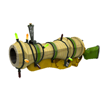 Unusual Festivized Professional Killstreak Mannana Peeled Loose Cannon (Well-Worn)