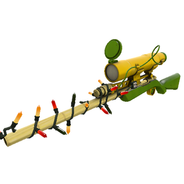 Unusual Festivized Professional Killstreak Mannana Peeled Sniper Rifle (Factory New)