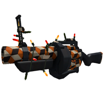Unusual Festivized Professional Killstreak Merc Stained Grenade Launcher (Factory New)