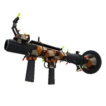 Unusual Festivized Professional Killstreak Merc Stained Rocket Launcher (Minimal Wear)