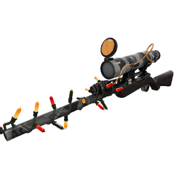 Unusual Festivized Professional Killstreak Night Owl Sniper Rifle (Minimal Wear)