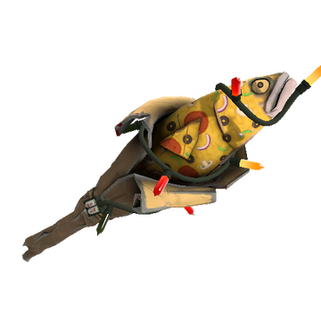 Unusual Festivized Professional Killstreak Pizza Polished Holy Mackerel (Well-Worn)