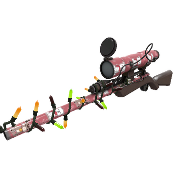 Unusual Festivized Professional Killstreak Polar Surprise Sniper Rifle (Field-Tested)