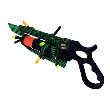 Unusual Festivized Professional Killstreak Raving Dead Ubersaw (Factory New)