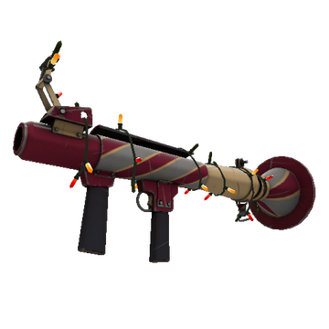 Unusual Festivized Professional Killstreak Saccharine Striped Rocket Launcher (Minimal Wear)