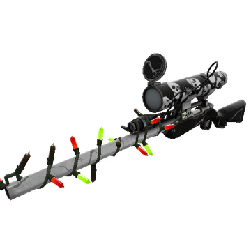 Unusual Festivized Professional Killstreak Skull Cracked Sniper Rifle (Field-Tested)