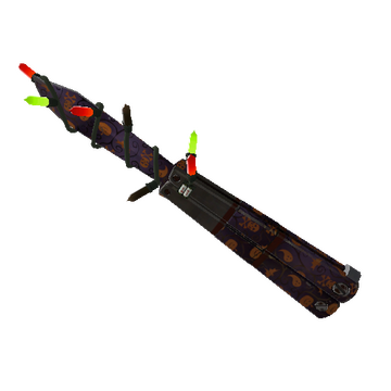 Unusual Festivized Professional Killstreak Spirit of Halloween Knife (Minimal Wear)