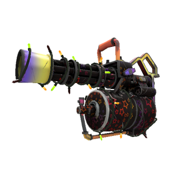 Unusual Festivized Professional Killstreak Starlight Serenity Minigun (Field-Tested)