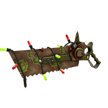 Unusual Festivized Professional Killstreak Tumor Toasted Amputator (Battle Scarred)