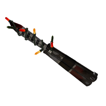 Unusual Festivized Specialized Killstreak Airwolf Knife (Battle Scarred)