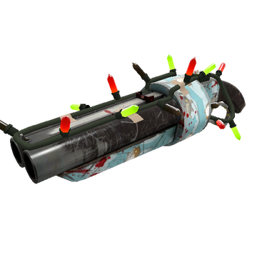 Unusual Festivized Specialized Killstreak Blue Mew Scattergun (Well-Worn)