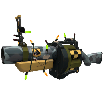 Unusual Festivized Specialized Killstreak Butcher Bird Grenade Launcher (Minimal Wear)