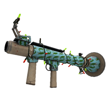 Unusual Festivized Specialized Killstreak Croc Dusted Rocket Launcher (Field-Tested)