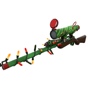 Unusual Festivized Specialized Killstreak Elfin Enamel Sniper Rifle (Minimal Wear)