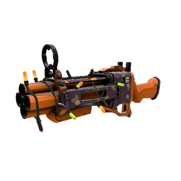 Unusual Festivized Specialized Killstreak Horror Holiday Iron Bomber (Minimal Wear)