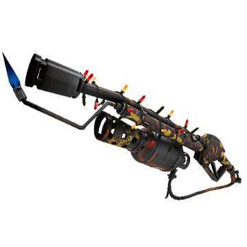 Unusual Festivized Specialized Killstreak Kiln and Conquer Flame Thrower (Minimal Wear)