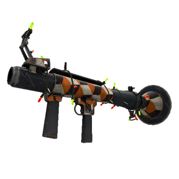 Unusual Festivized Specialized Killstreak Merc Stained Rocket Launcher (Field-Tested)