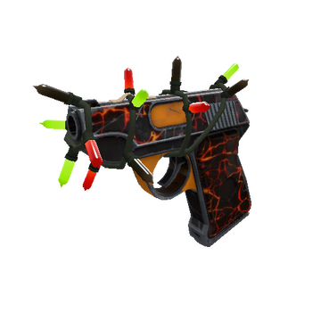 Unusual Festivized Specialized Killstreak Shot to Hell Pistol (Field-Tested)