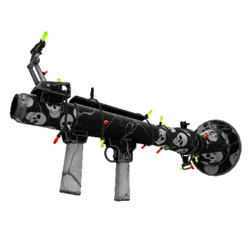 Unusual Festivized Specialized Killstreak Skull Cracked Rocket Launcher (Field-Tested)