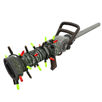 Unusual Festivized Specialized Killstreak Smissmas Camo Medi Gun (Field-Tested)