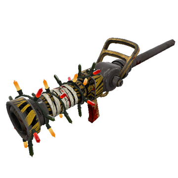 Unusual Festivized Tiger Buffed Medi Gun (Battle Scarred)