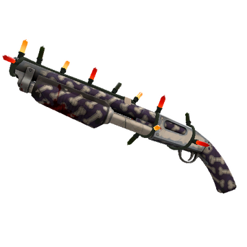 Unusual Festivized Totally Boned Shotgun (Well-Worn)