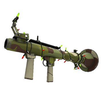 Unusual Festivized Woodland Warrior Rocket Launcher (Minimal Wear)