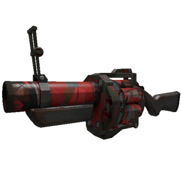 Unusual Geometrical Teams Grenade Launcher (Battle Scarred)