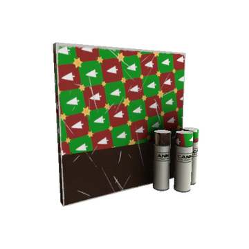Unusual Gifting Mann's Wrapping Paper War Paint (Minimal Wear)