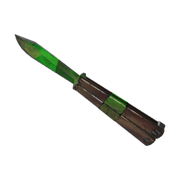 Unusual Health and Hell (Green) Knife (Field-Tested)