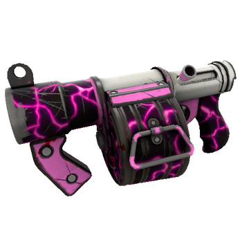 Unusual Pink Elephant Stickybomb Launcher (Field-Tested)