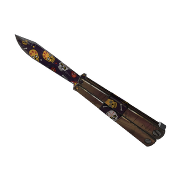 Unusual Professional Killstreak Calavera Canvas Knife (Field-Tested)