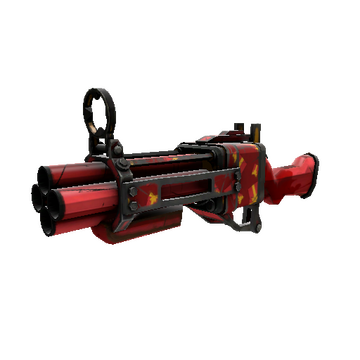 Unusual Professional Killstreak Gift Wrapped Iron Bomber (Well-Worn)