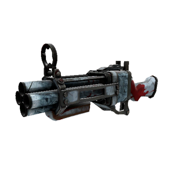 Unusual Professional Killstreak Glacial Glazed Iron Bomber (Battle Scarred)